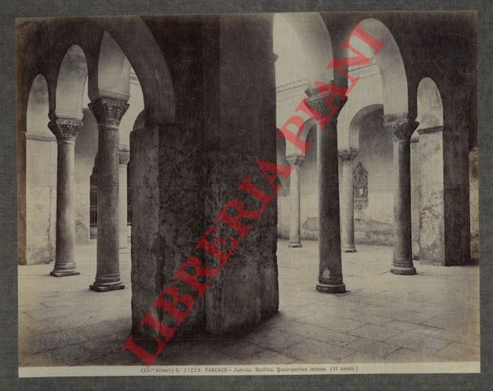 Parenzo (Istria). Basilica. Quadriportico interno (VI secolo). + altra ...