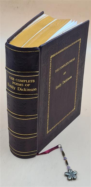 The complete poems of emily dickinson 1890 [Premium Leather Bound] Thomas H. Johnson [New] [Hardcover]