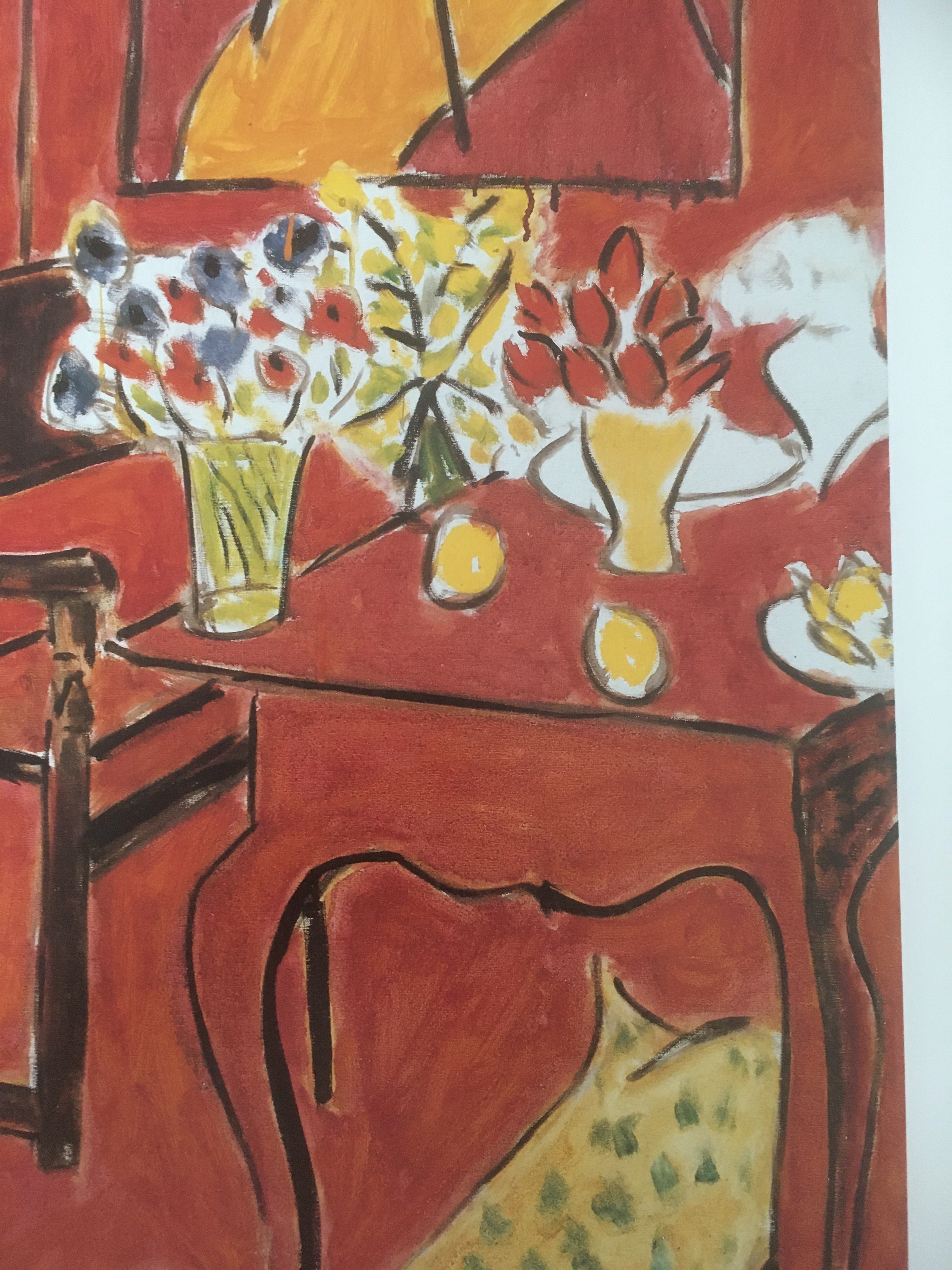 Grand intérieur rouge Poster by Henri Matisse: Art 