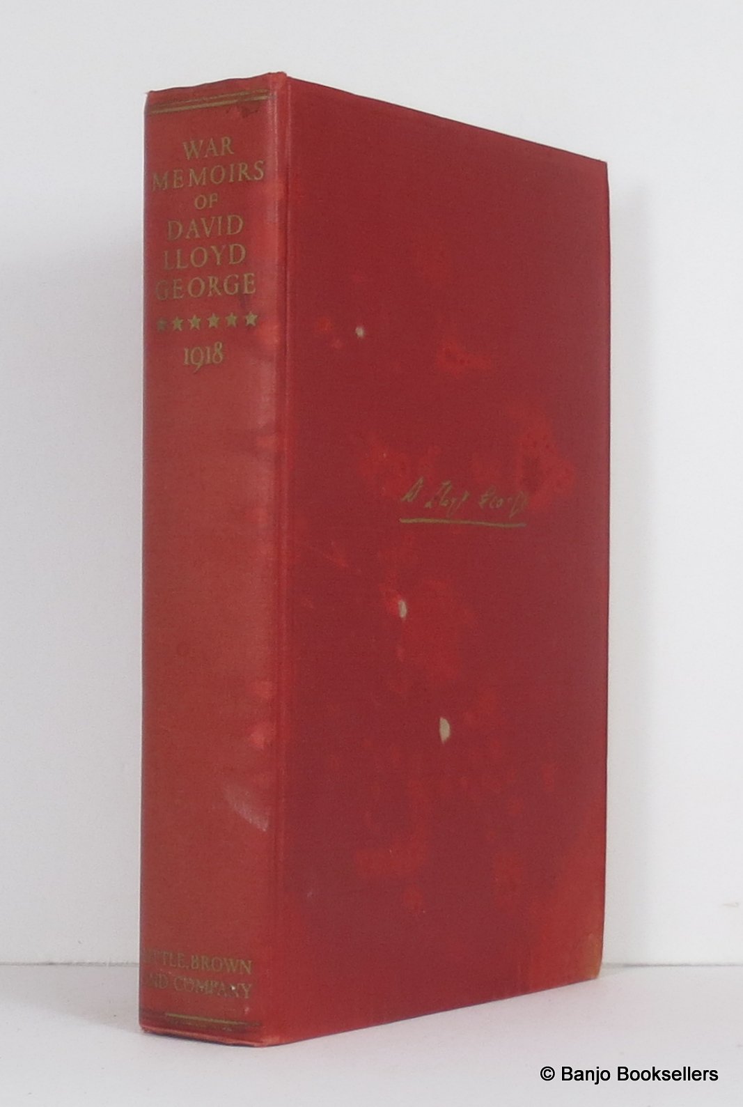 War Memoirs of David Lloyd George 1918: Volume 6 George, David Lloyd [Very Good] [Hardcover]