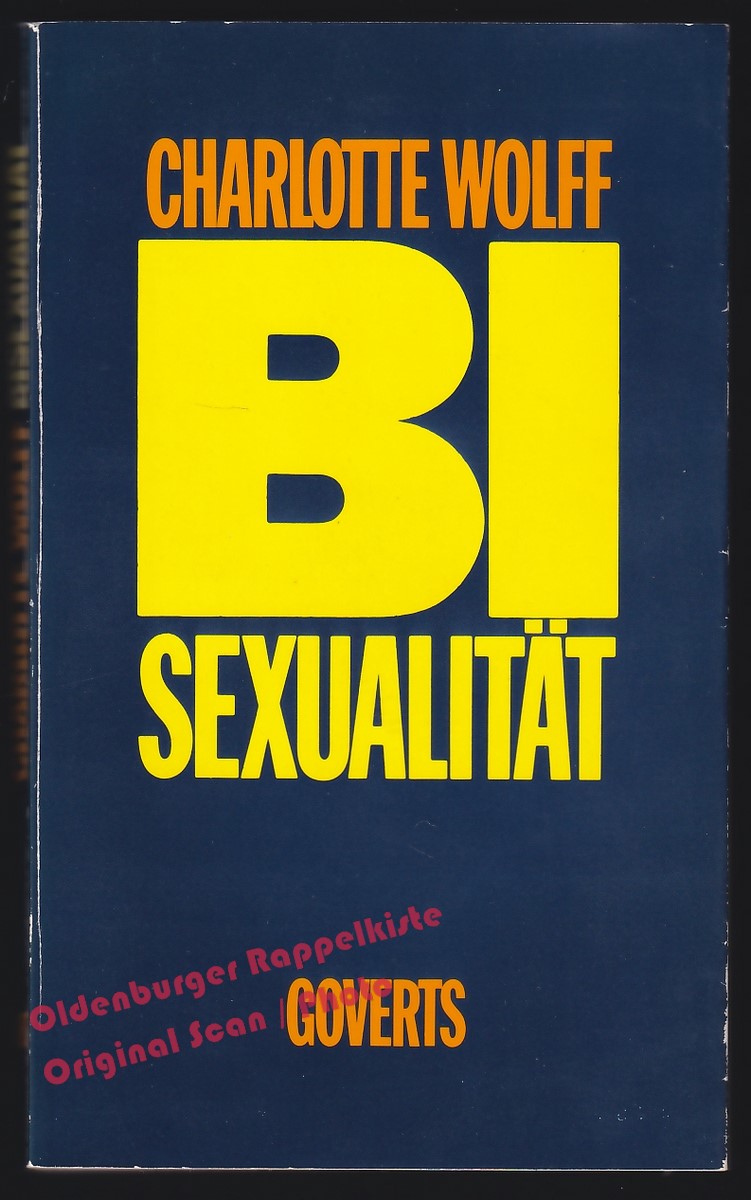 Bisexualität - Wolff, Charlotte - Wolff, Charlotte