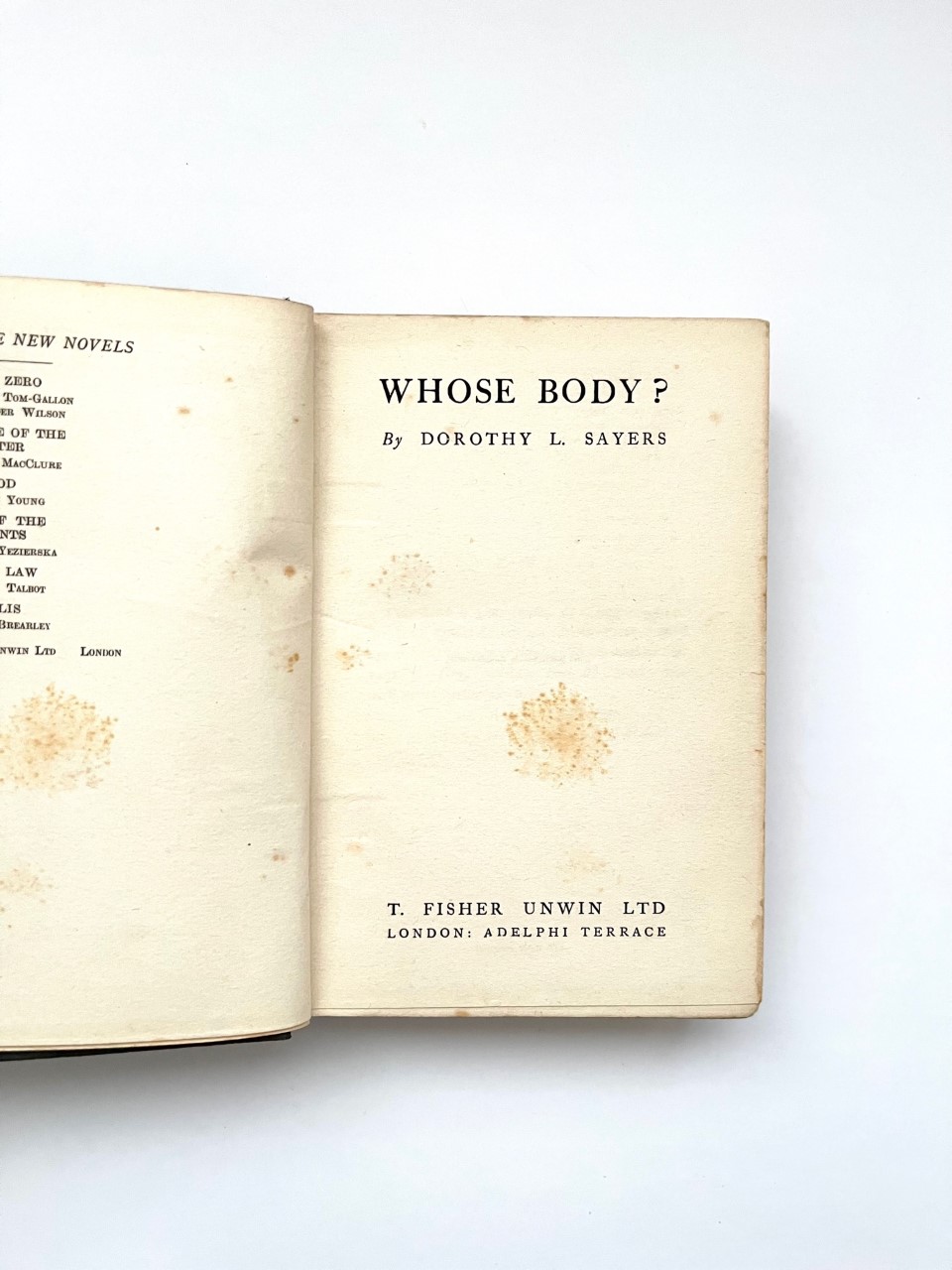 whose body dorothy sayers whose body dorothy sayers