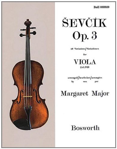 Sevcik for Viola - Opus 3: 40 Variations - Major, Margaret