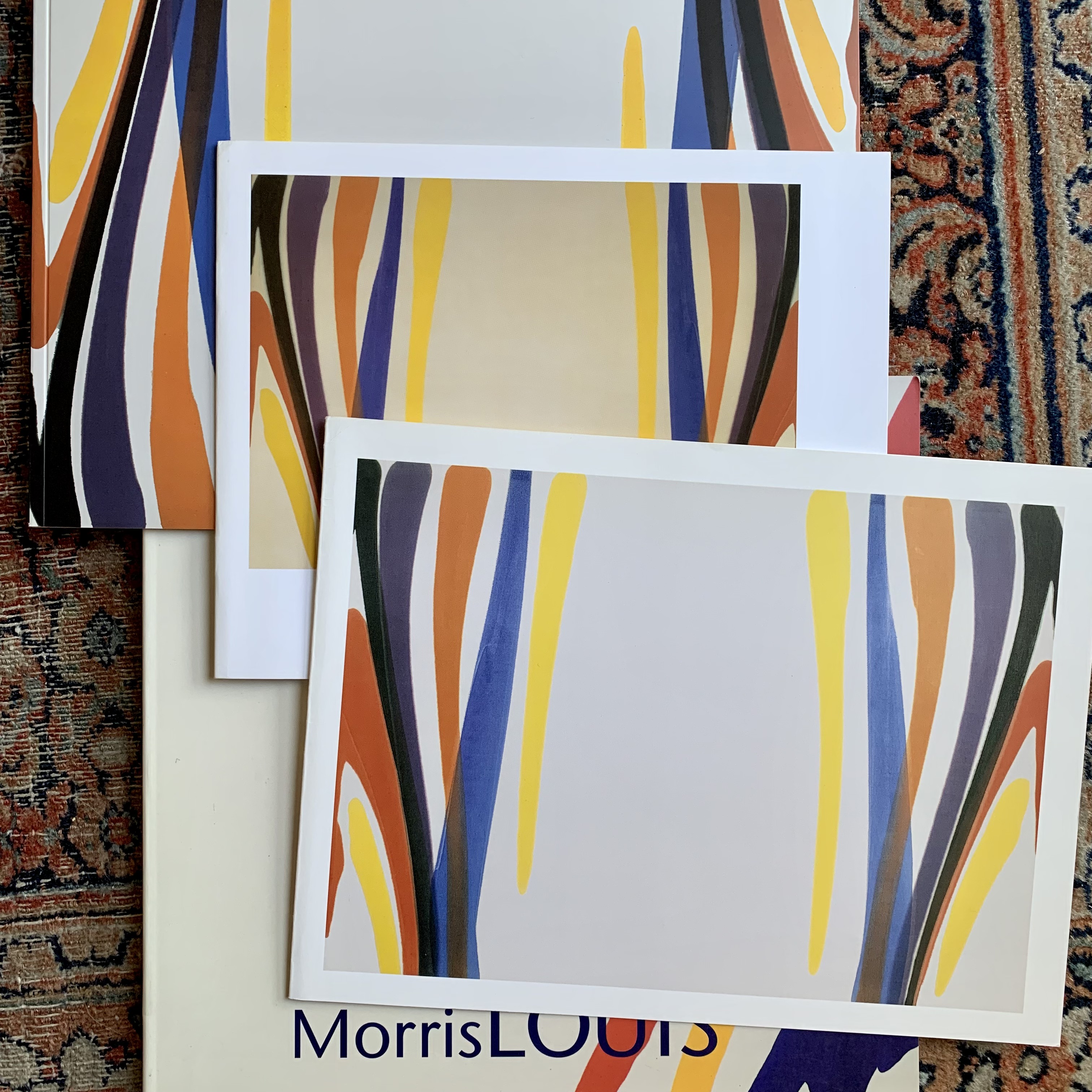 Morris Louis, unique set of 12 Items, includes: announcement Morris Louis, unique set of 12 Items, includes: announcement