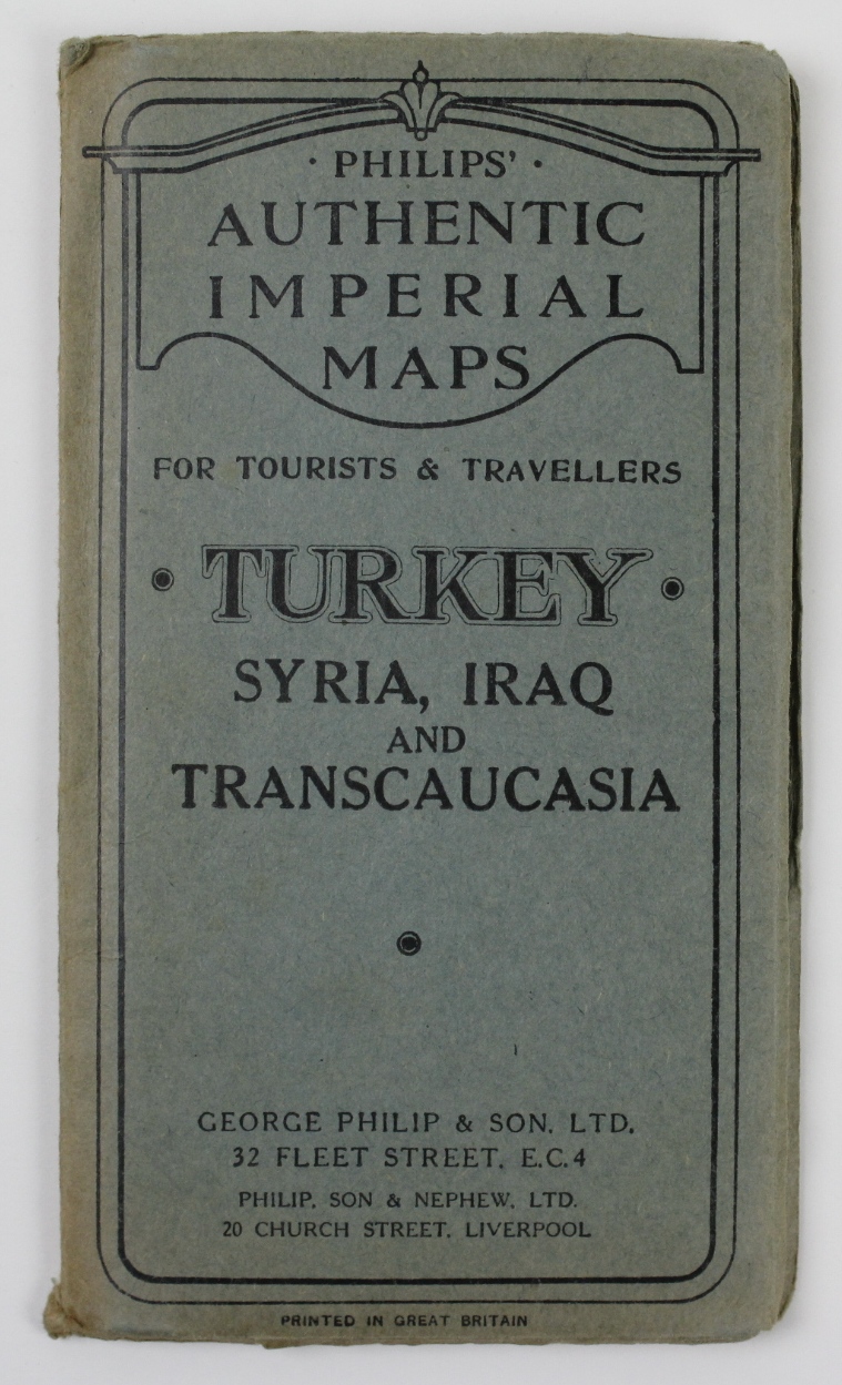 Philips' authentic Imperial Maps - Turkey, Syria and Iraq