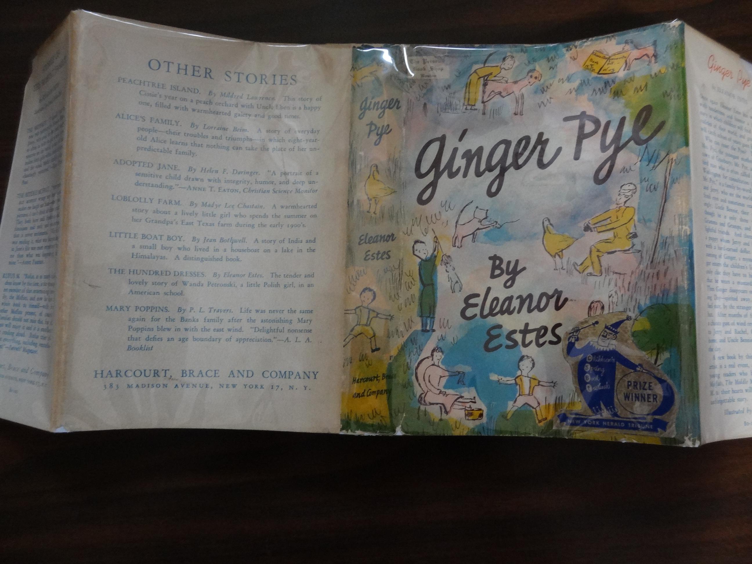 Ginger Pye *Newbery Medal, 1st by Estes, Eleanor Near Fine Hardcover