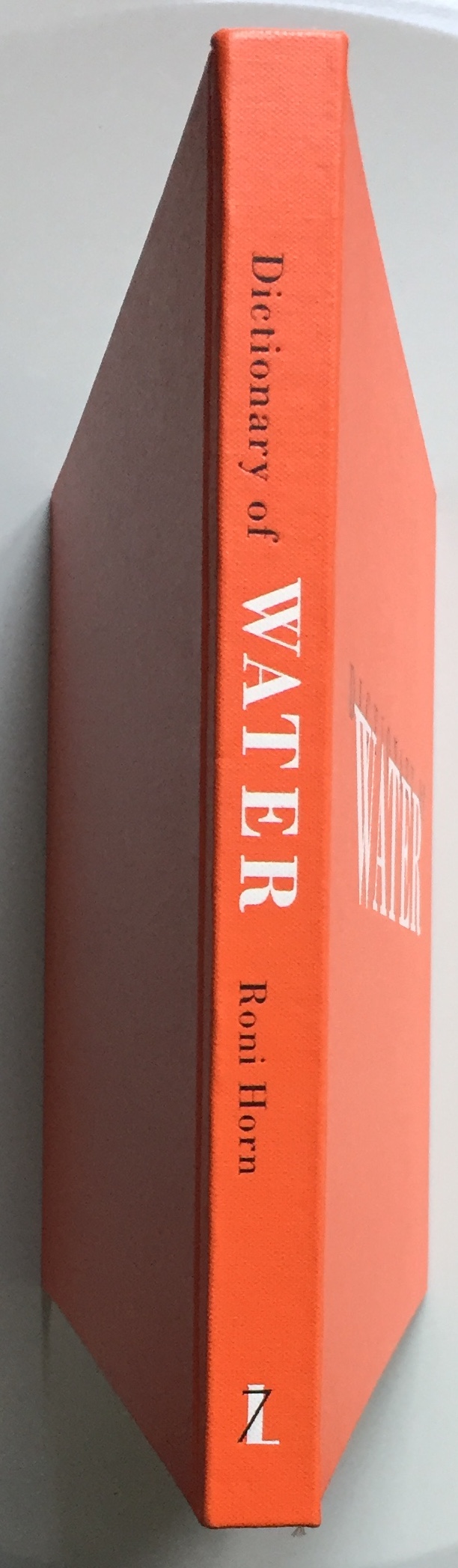 Dictionary of water by Roni Horn: Très bon Couverture rigide