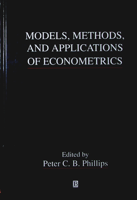 Models, methods, and applications of econometrics. essays in honor of A. R. Bergstrom. - Phillips, Peter C. B.