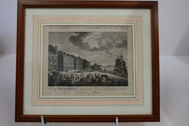 'Port of Bourdeaux, capital of the province of Guienne, in the Kingdom of France' Unsigned