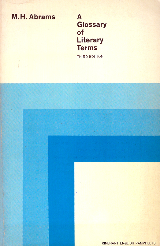 Glossary of Literary Terms - M. H. Abrams