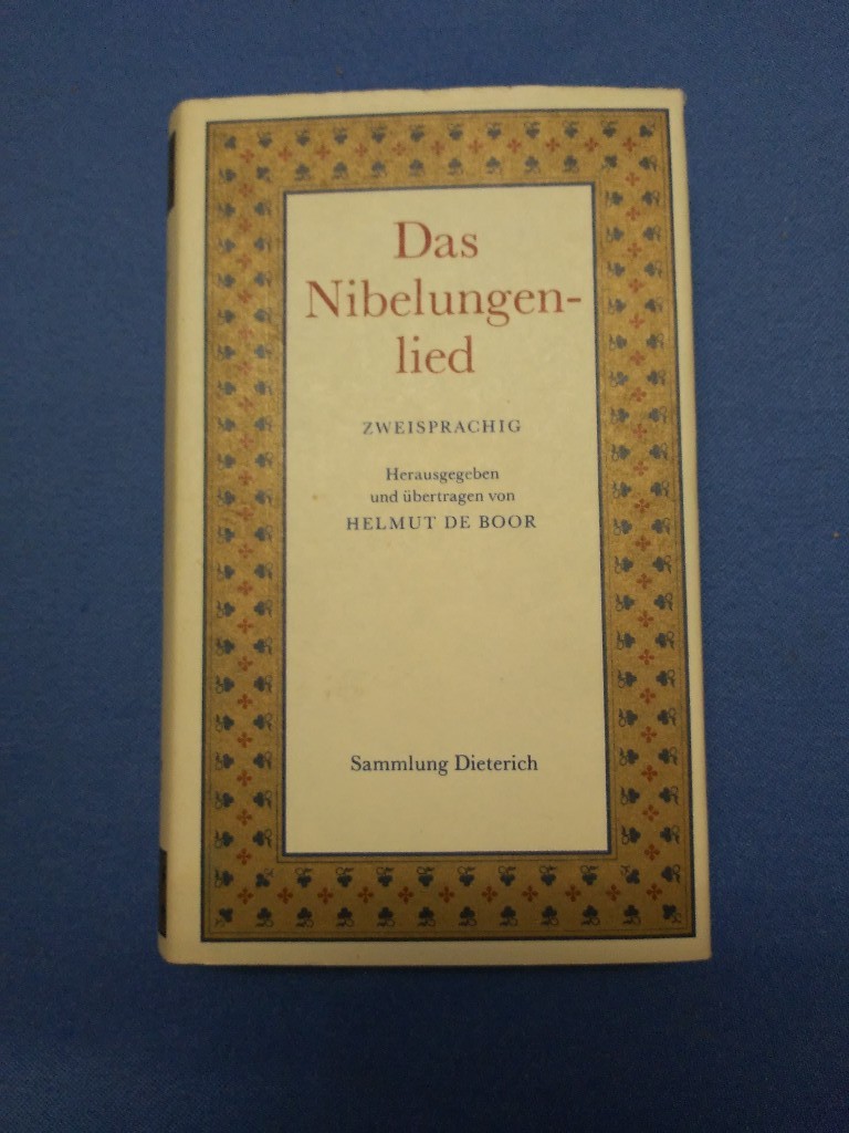 Das Nibelungenlied : zweisprachig. hrsg. u. übertr. von Helmut de Boor. [Mit e. Nachw. zur 3. Aufl. von Horst Weber] / Sammlung Dieterich ; 250 - Boor, Helmut de.