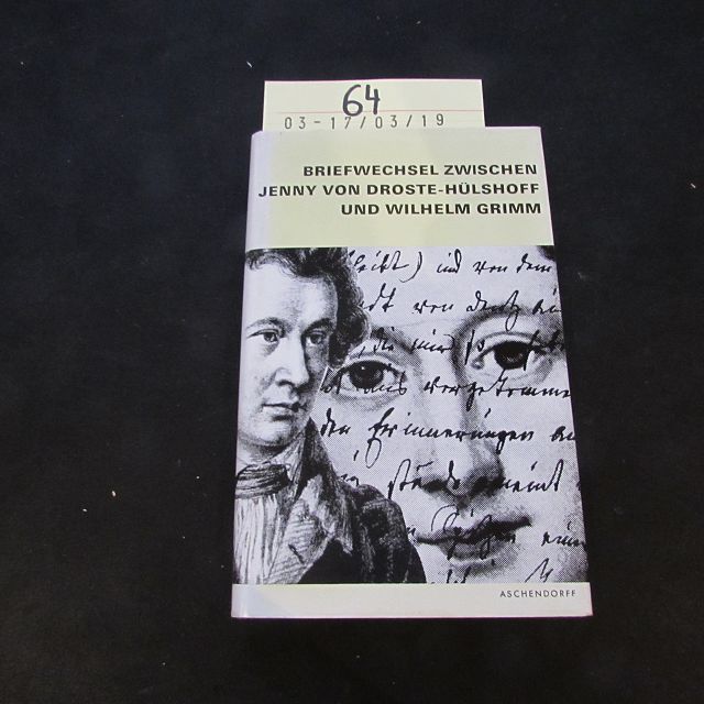 Schriften der Gesellschaft zur Pflege des Märchengutes der Europäischen Völker - Band 6: Briefwechsel zwischen Jenny von Droste-Hülshoff und Wilhelm Grimm - Laßberg, Jenny von und Wilhelm Grimm