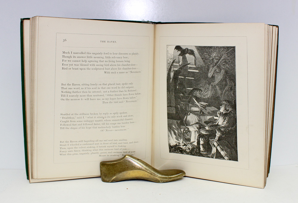 Edgar Allan Poe Antique The Poetical Works Of Edgar Allan