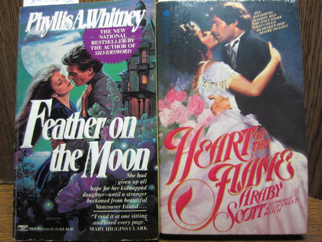 FEATHER ON THE MOON / HEART OF THE FLAME - Whitney, Phylis, A. / Scott, Araby