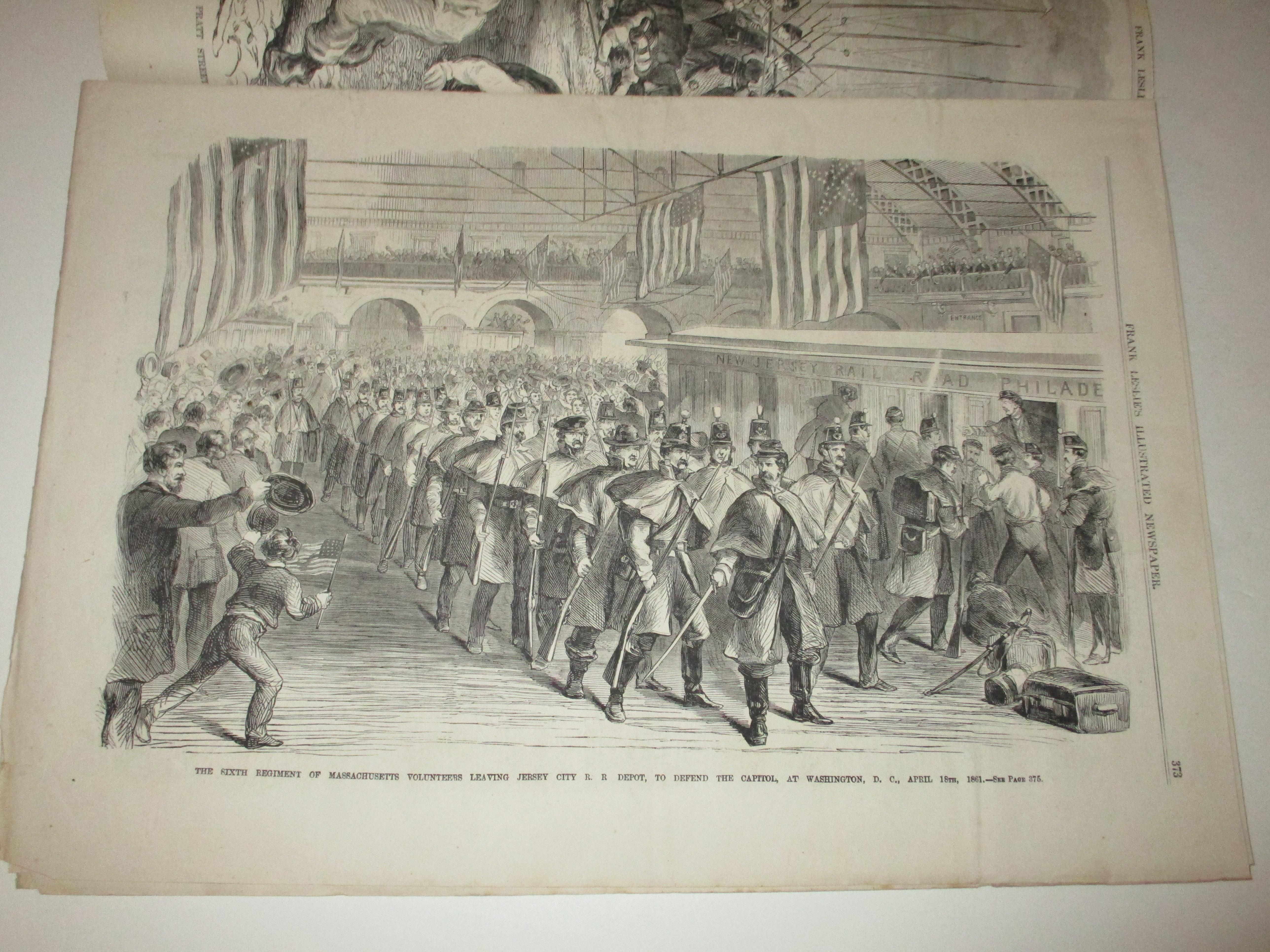 April 30,1861 Frank Leslie's Illustrated Newspaper: Baltimore Riots ...