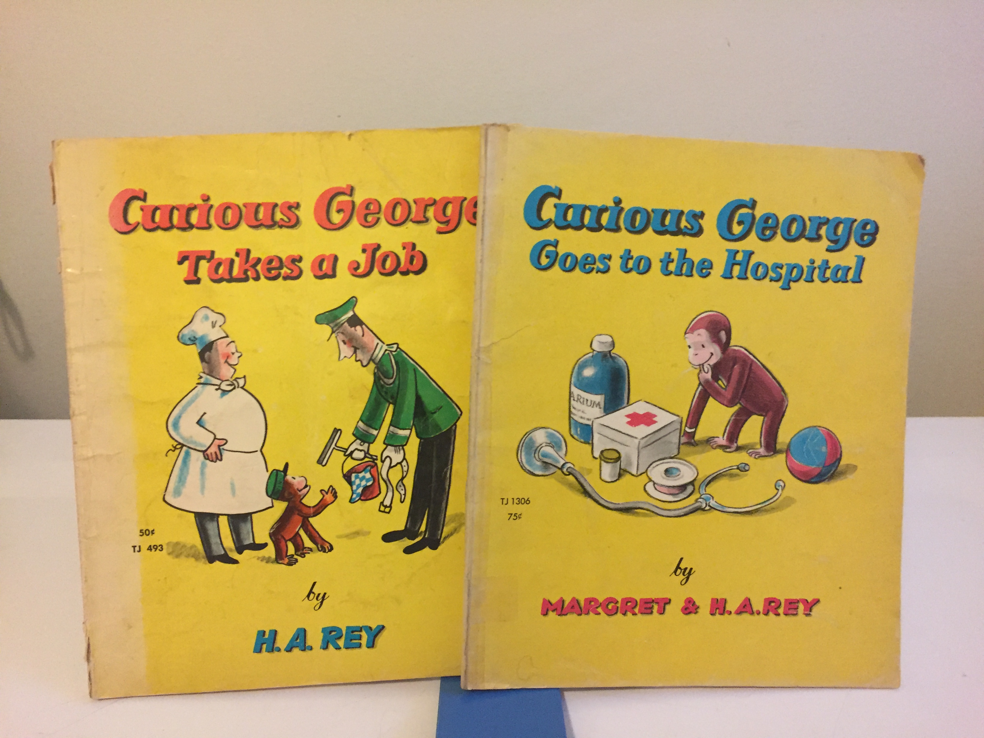 Curious George Goes To The Hospital Curious George Takes A Job By H