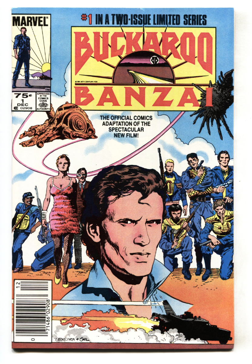 Buckaroo Banzai #1 -1984-Movie Adaptation Marvel comic book NM-: (1984)  Comic | DTA Collectibles