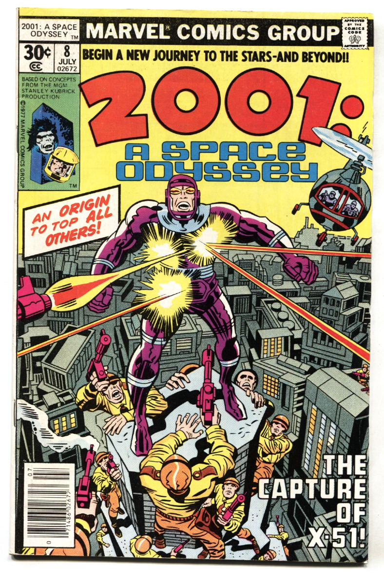 2001: A SPACE ODYSSEY #8 1st appearance of MACHINE MAN-Comic Book: (1977)  Comic | DTA Collectibles