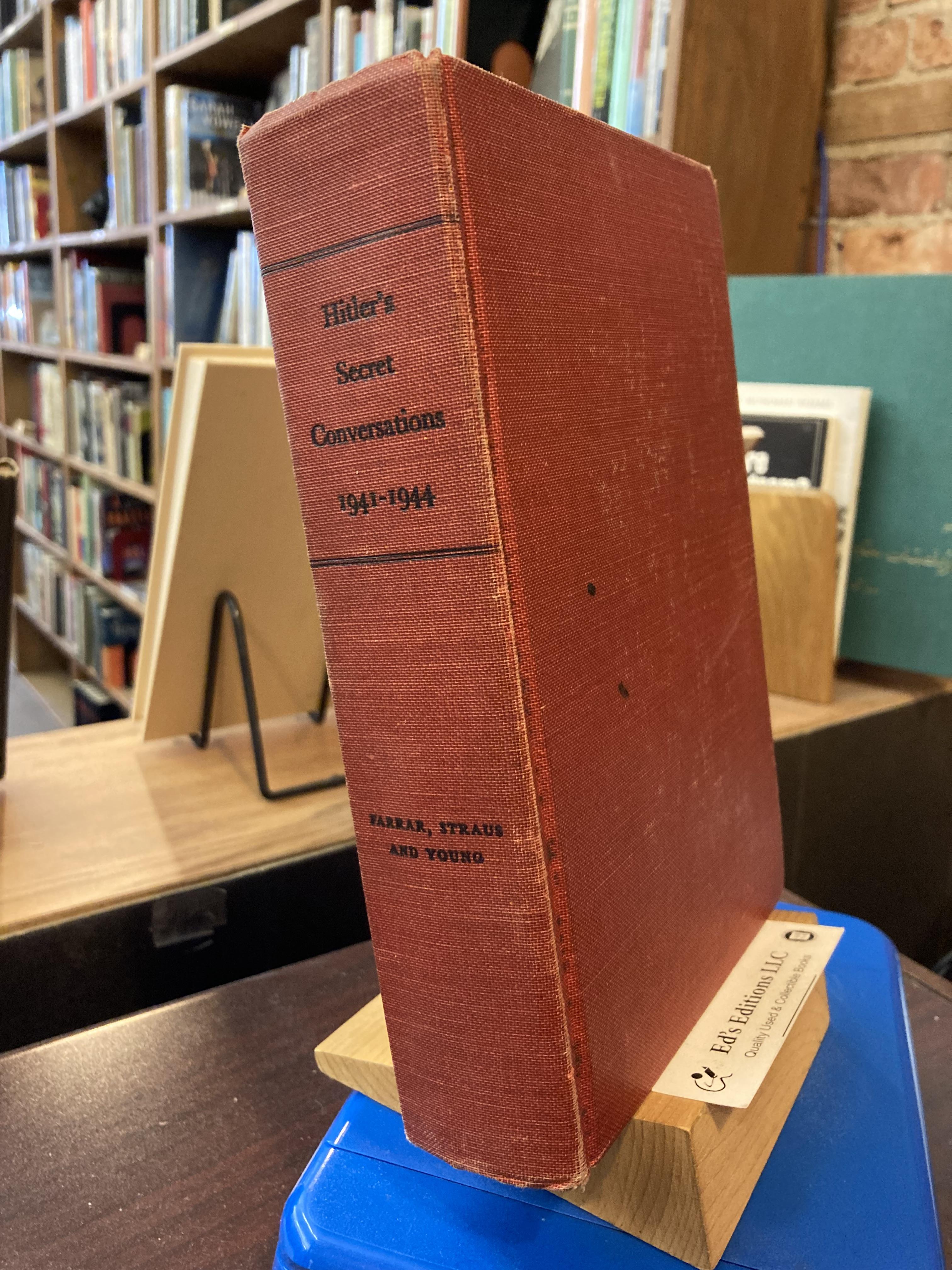 Hitler's secret Conversations HITLER ADOLF WW2 | Barnebys