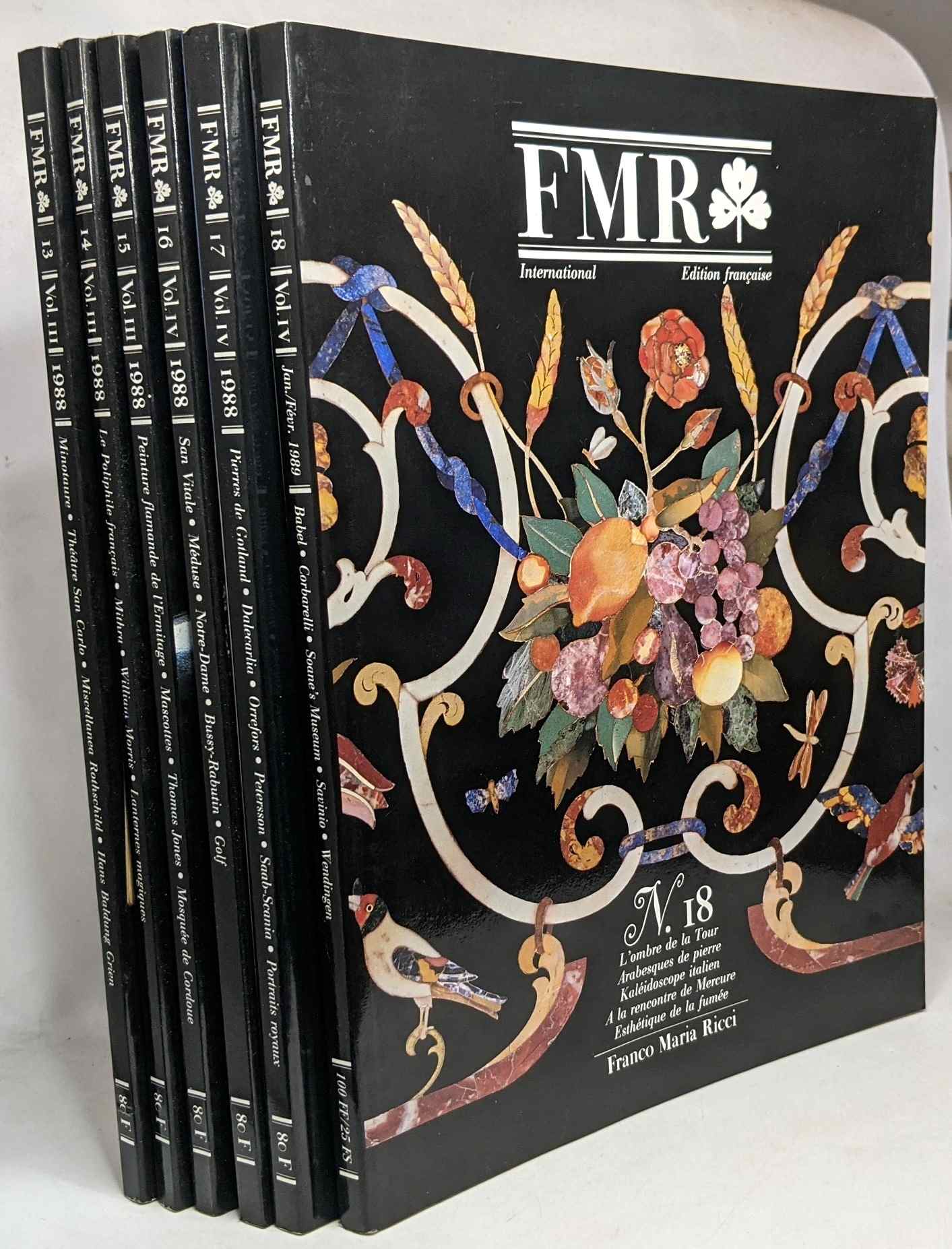 Fmr Franco Maria Ricci n°13 à 15 (VOLUME III) + n°14 à 18