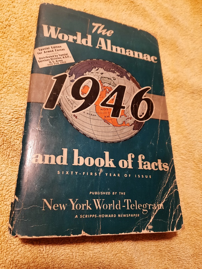 The World Almanac and Book of Facts for 1946. Sixtyfirst Year of