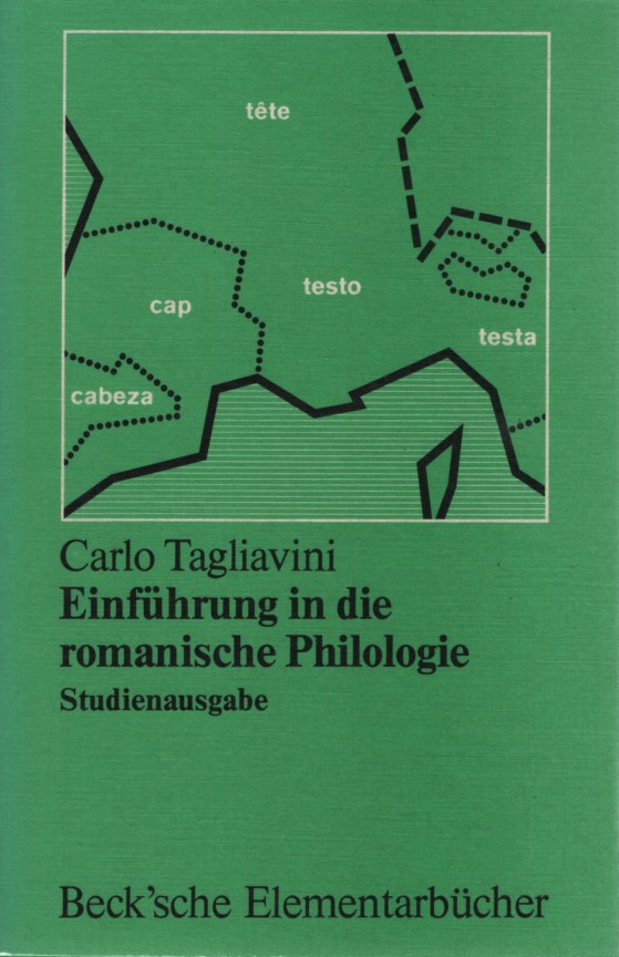 Einführung in die romanische Philologie. - Tagliavini, Carlo