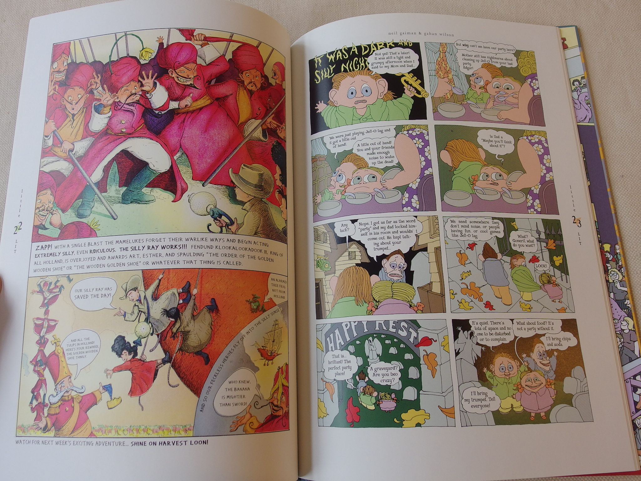 Little Lit It Was a Dark and Silly Night. by Lemony Snicket; William Joyce; Neil Gaiman,Art