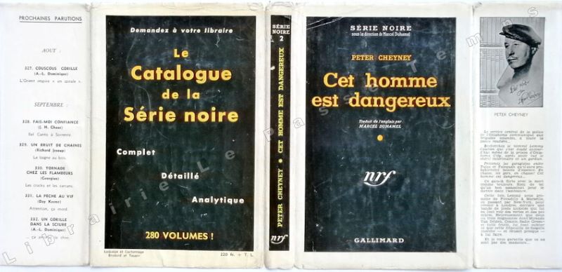 Collection Série Noire - N° 2 - CET HOMME EST DANGEREUX (This man is dangerous, 1936). Traduit de l'anglais par Marcel Duhamel. Collection Série Noir