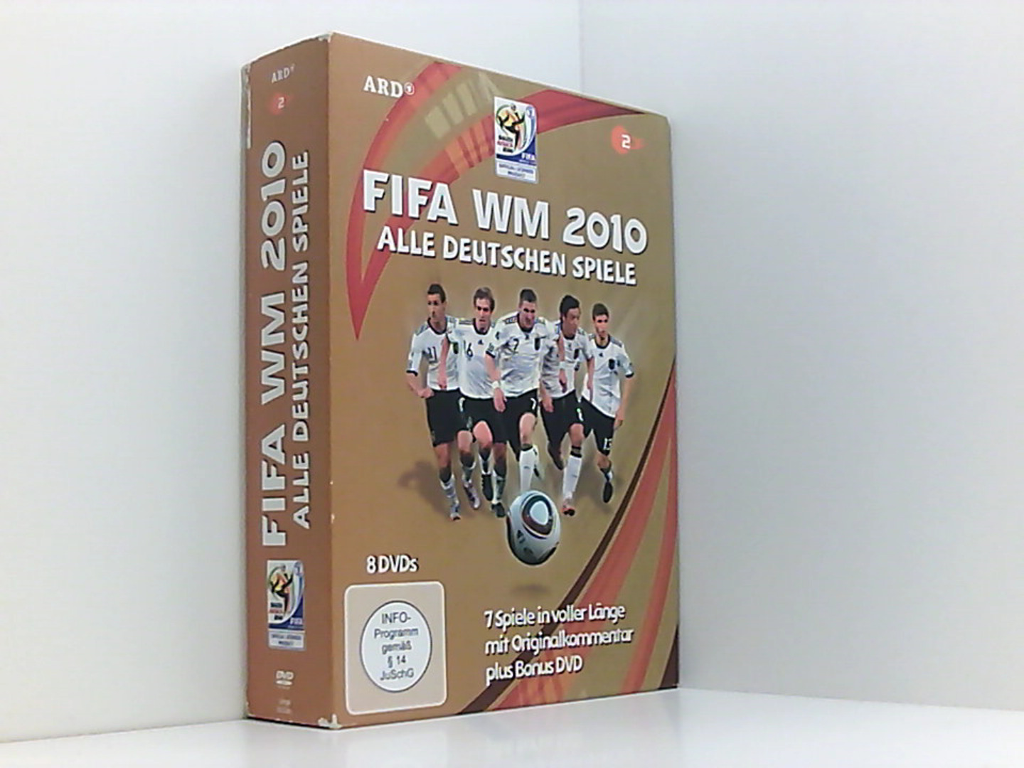 FIFA WM 2010 - Alle deutschen Spiele (8 DVD Box) - Fussball, Nationalmannschaft, (Alive) Studio Hamburg und Nationalmannschaft Fussball