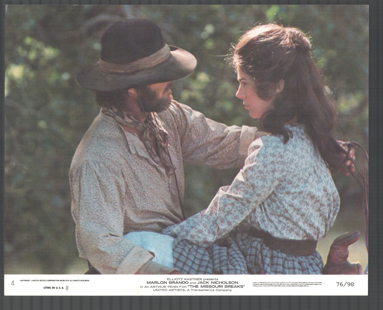 Missouri Breaks 8x10 Movie Jack Nicholson Kathleen Lloyd: (1976 ...