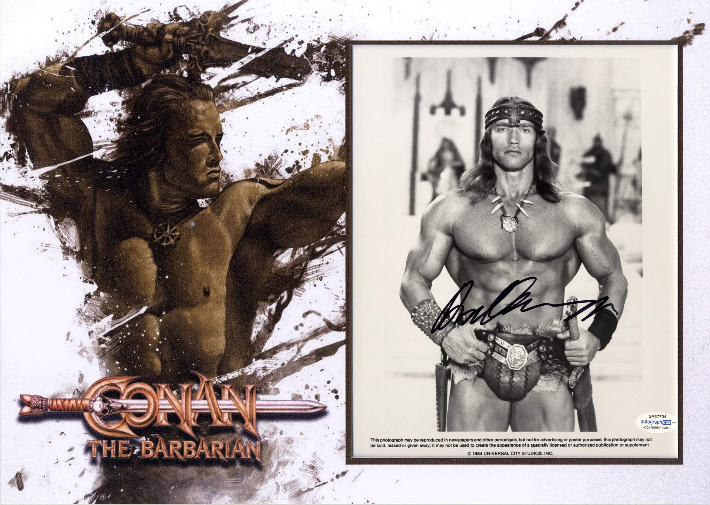 Arnold Schwarzenegger Autograph signed photographs by Arnold