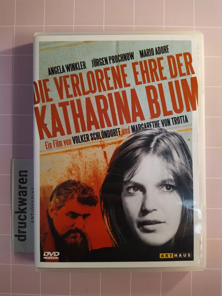 Die verlorene Ehre der Katharina Blum [DVD]. - Angela, Winkler, Adorf Mario und Laser Dieter