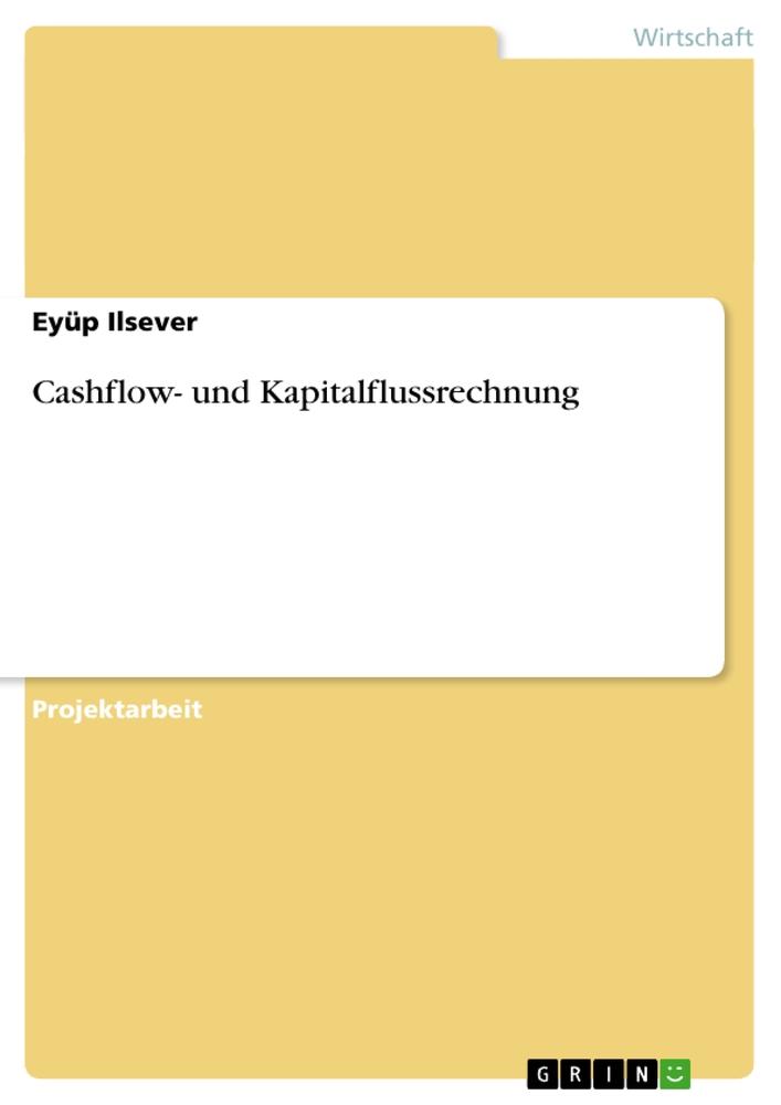 Cashflow- und Kapitalflussrechnung - Ilsever, EyÃƒÂ¼p