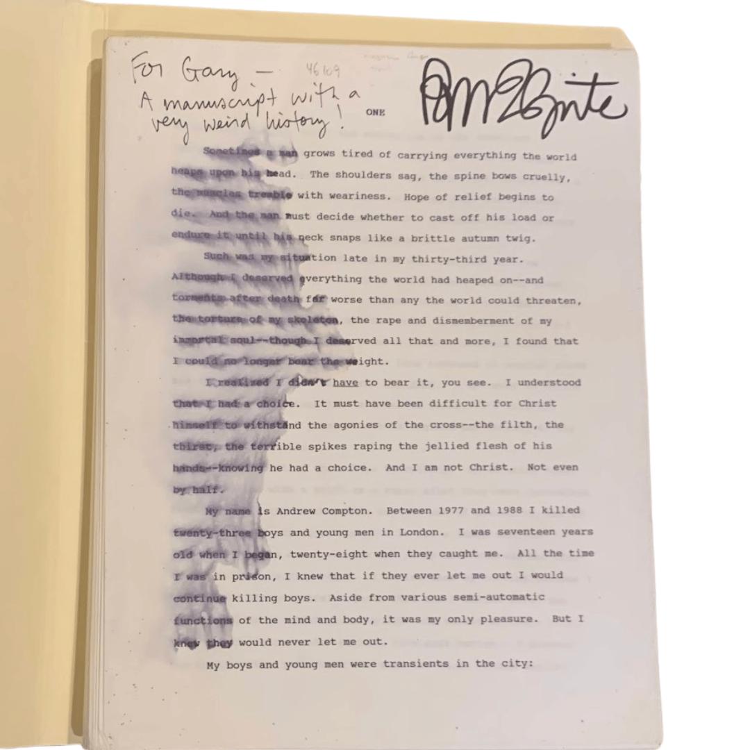 Exquisite Corpse (Typescript) by Brite, Poppy Z. Very Good No Binding