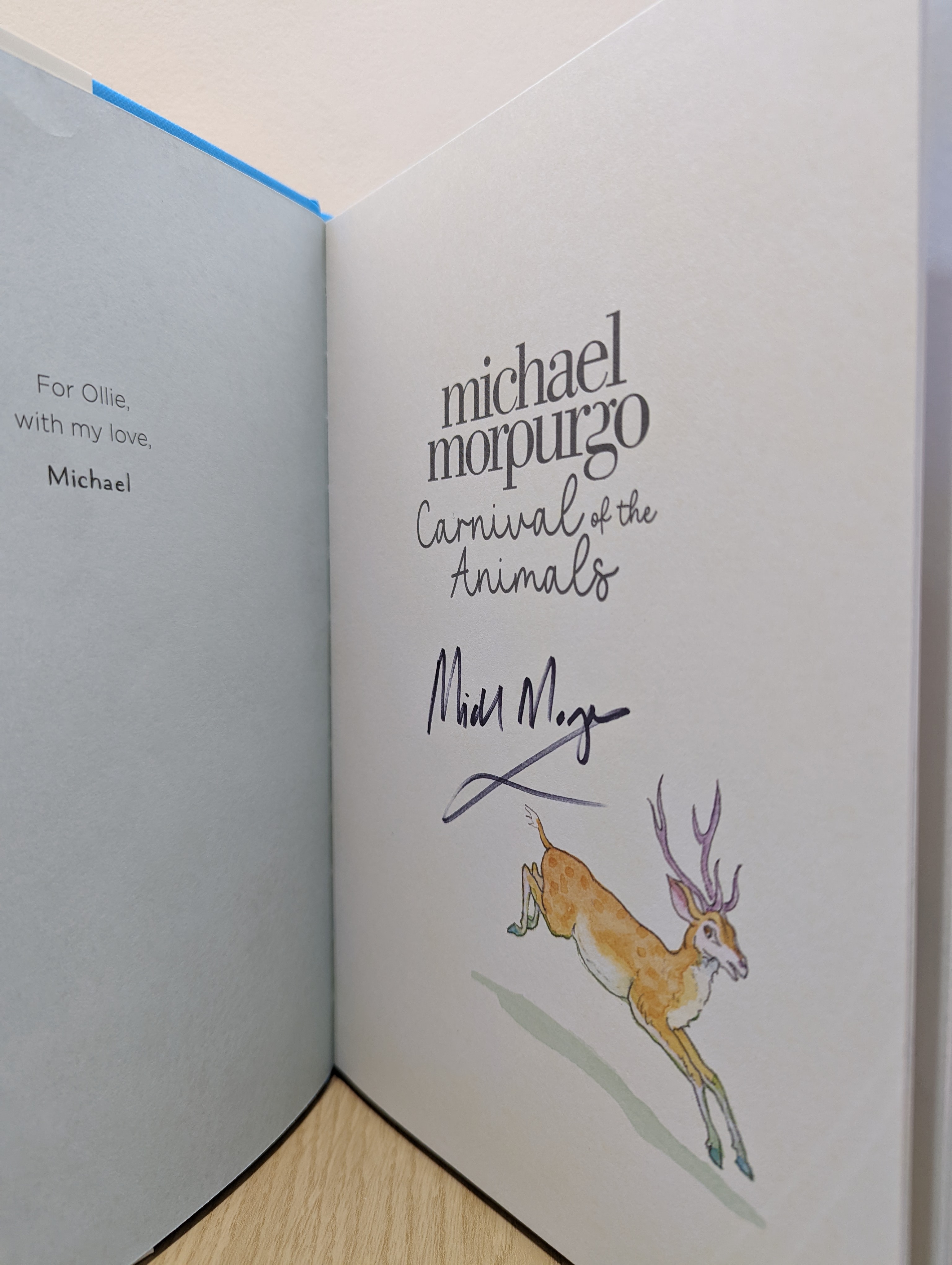 Carnival of the Animals (Signed First Edition) by Morpurgo, Michael ...