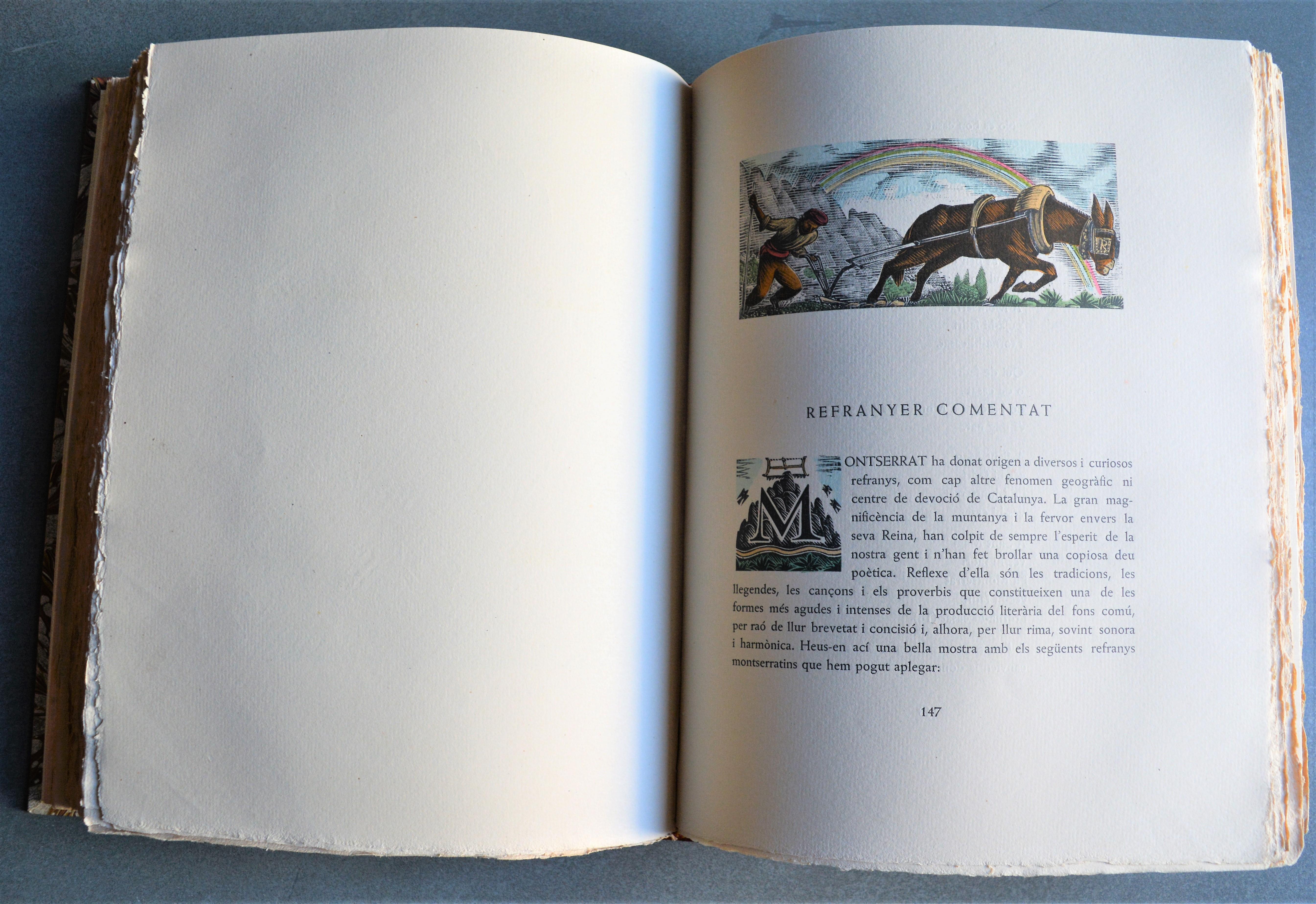 Montserrat. Tradicions I Llegendes. Xilografies De E. C. Ricart. von ...