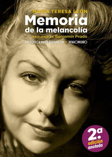 Memoria de la melancolía. Prólogo de Benjamín Prado. No es un ensayo, pero como testimonio histórico, también es una delicia que nos habla al oído y de primera mano del sueño de la República; la modernización sin precedentes de aquella España que puso la cultura en el centro de la acción de Gobierno; la conjura siniestra de los sublevados; la Guerra Civil, las actividades de la Alianza de Intelectuales Antifascistas o la evacuación de algunos de los cuadros míticos del Museo del Prado. [.] Es, además de muy bello, un libro muy profundo, tiene una capacidad de reflexión y un rango filosófico, que definen el nivel de pensamiento de su autora y su capacidad para el análisis de los acontecimientos históricos que le tocó vivir y quiso protagonizar; y en ese sentido ofrece una intensa meditación sobre asuntos como la ideología, la violencia, la capacidad reparadora de las palabras o el drama del exilio, que representa con unos trazos magistrales: toda la nostalgia de los distantes, la triste - León, María Teresa.-