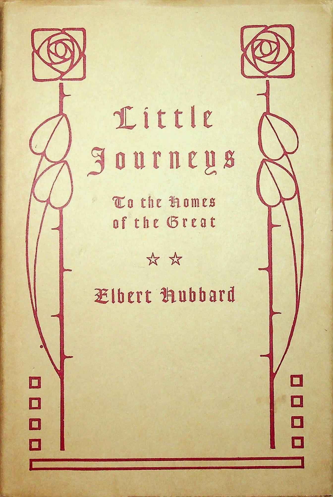 little journeys to the homes of the great