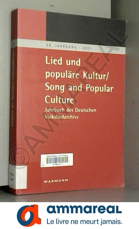 Lied und populäre Kultur; Song and Popular Culture - Unknown Author