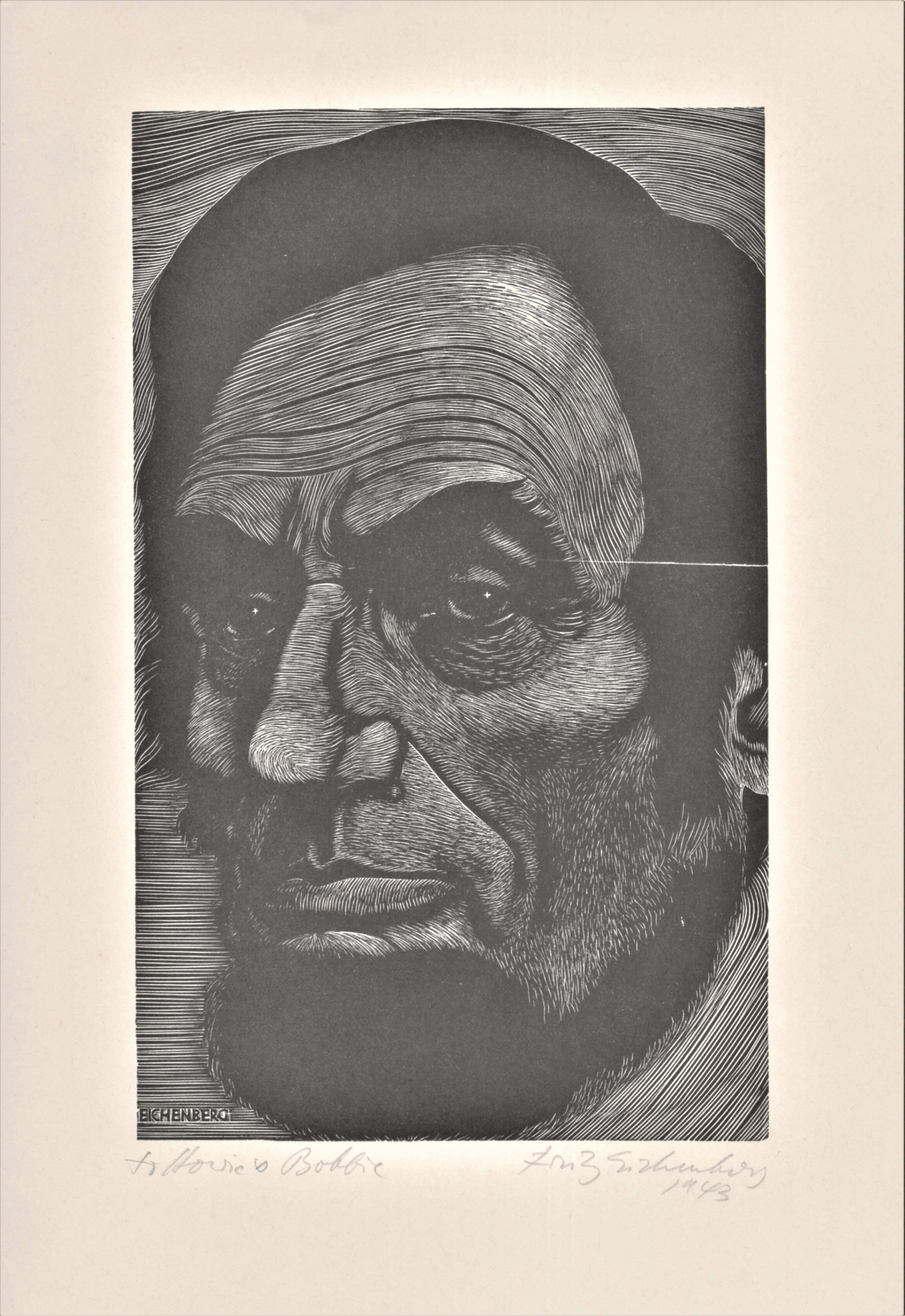 Image of ABRAHAM LINCOLN [Original Wood Engraving Signed by the Artist] Eichenberg, Fritz [Fine]