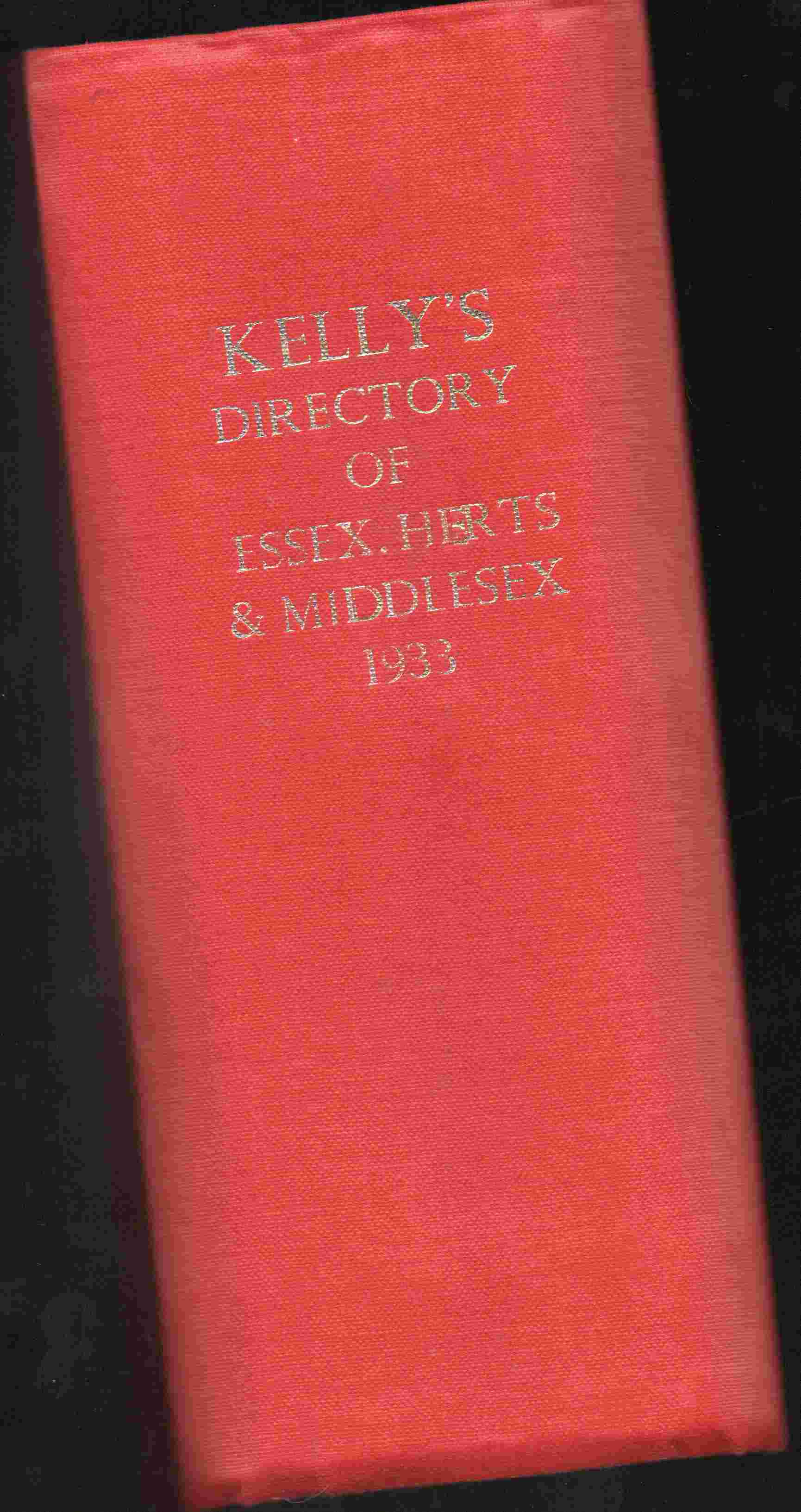 Kellys Directory of Essex 1933 CDROM 