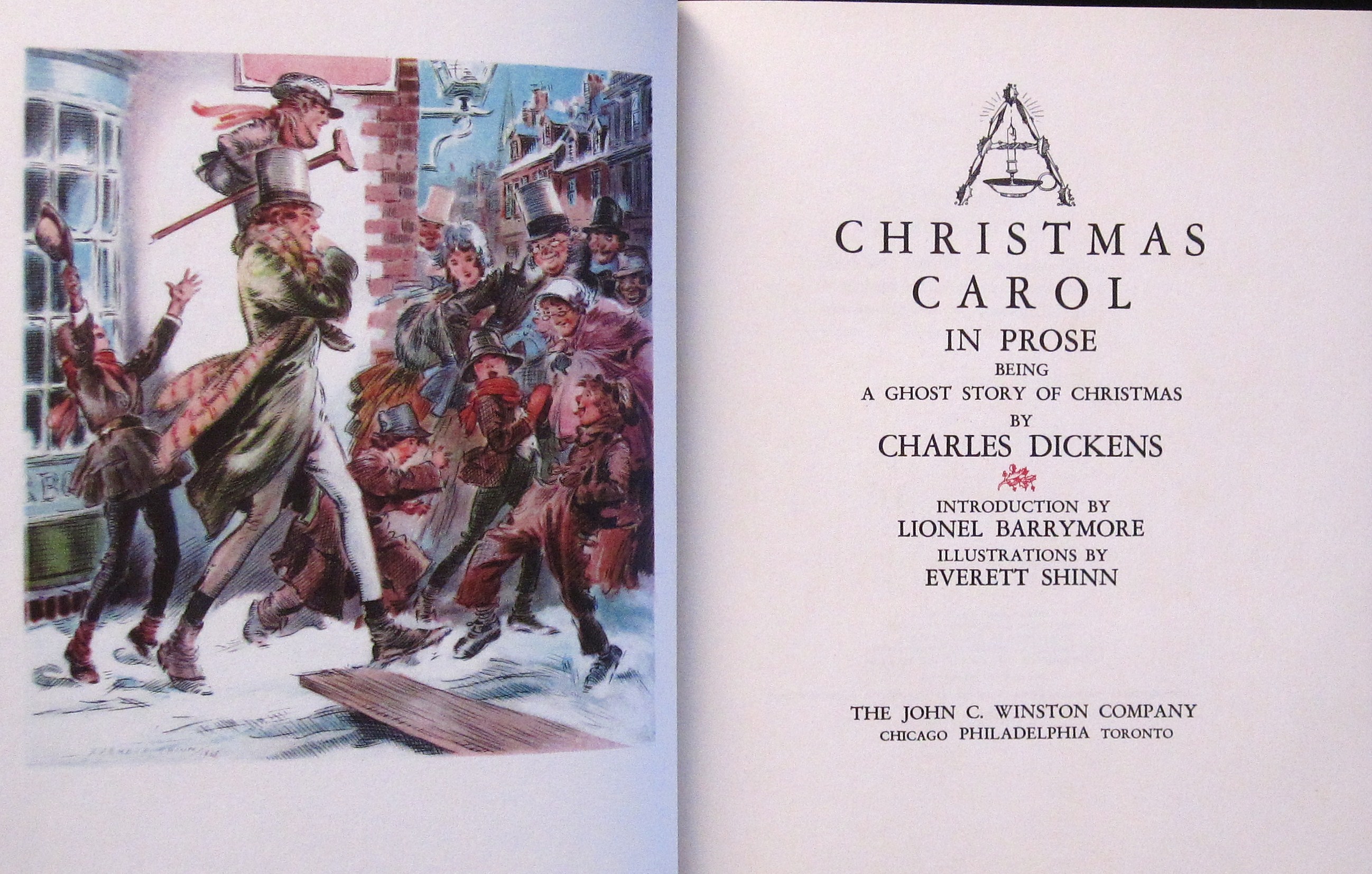 Lionel Barrymore A Christmas Carol 