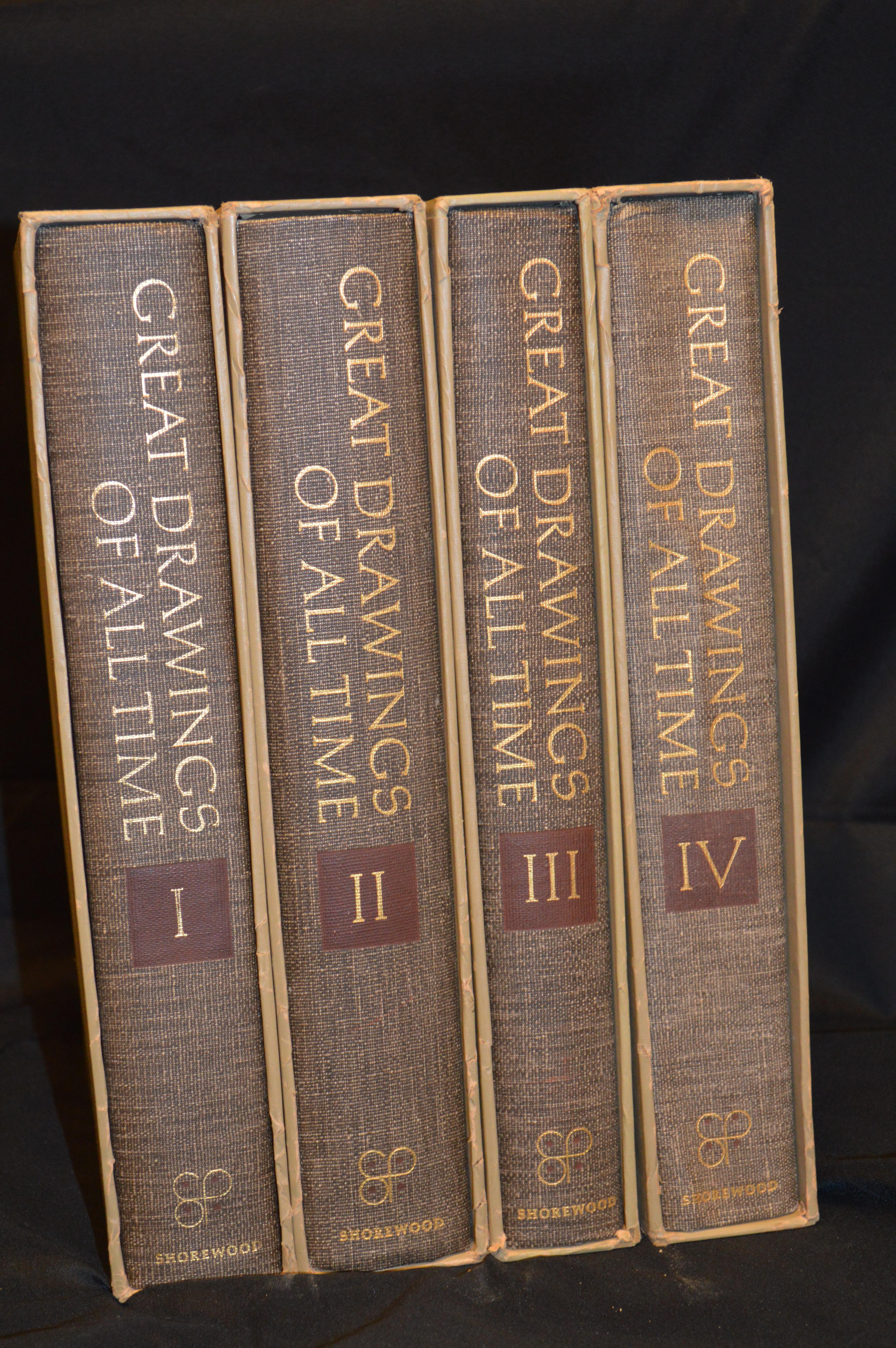 Great Drawings of All Time (4 Volumes) by Moskowitz, Ira