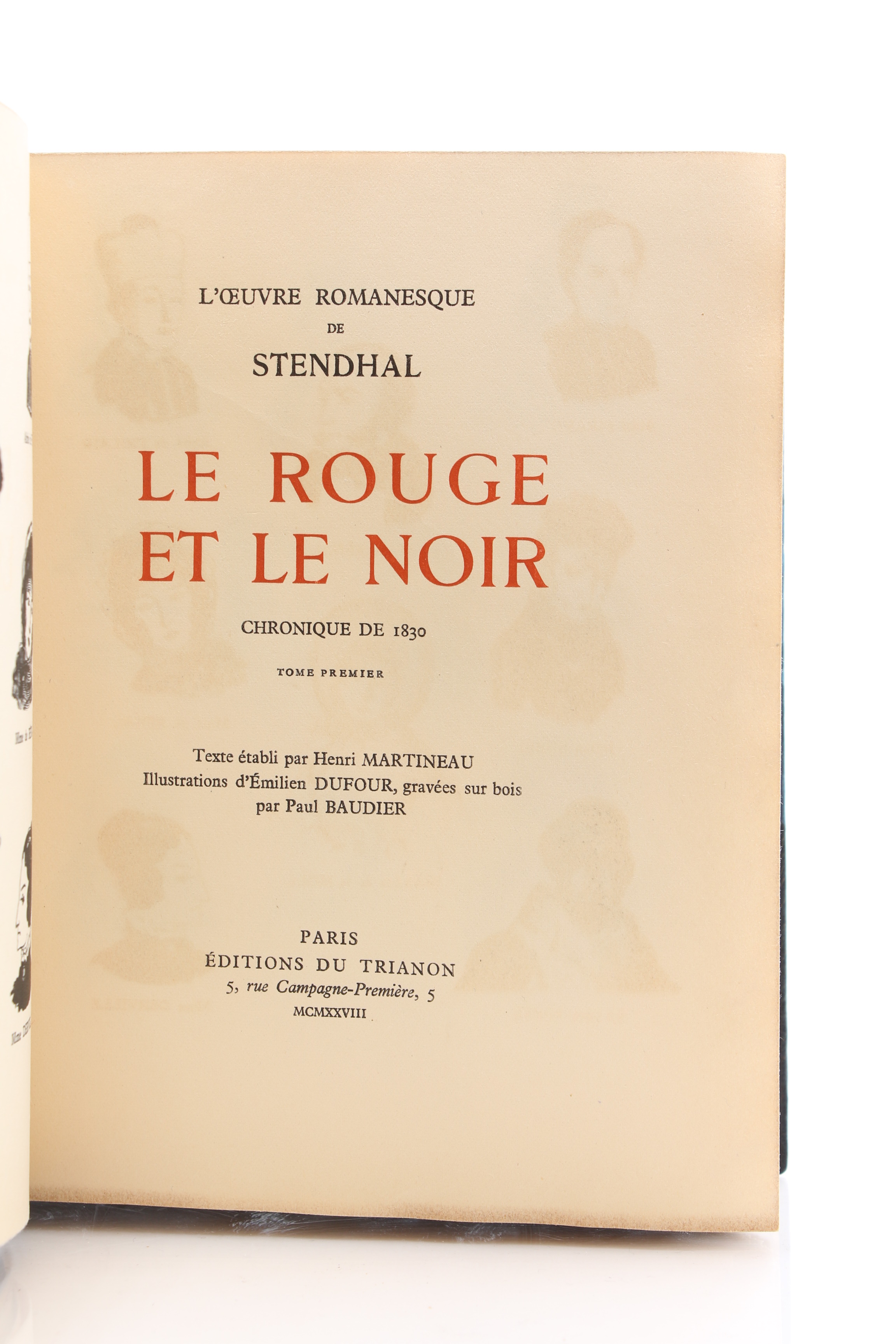 Item – Stendhal, Œuvres romanesques complètes I, II et III