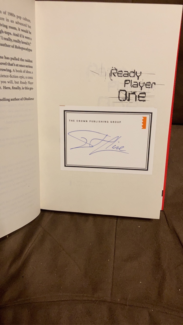 Ready Player One (SIGNED BOOK) by Ernest Cline