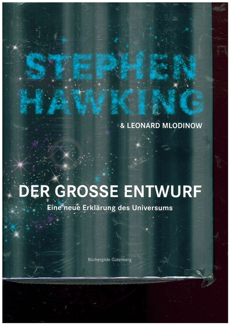 Der grosse Entwurf. Eine neue Erklärung des Universums. - Hawking, Stephen und Leonard Mlodinow