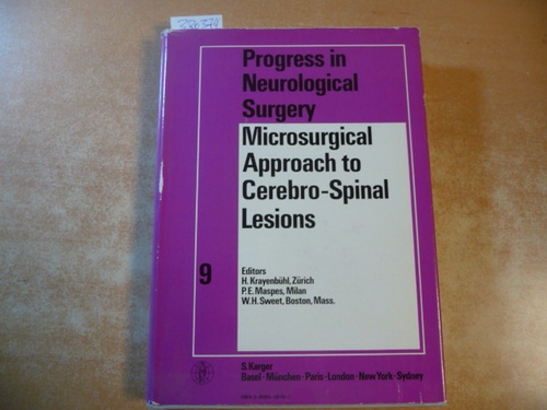 Microsurgical approach to cerebro-spinal lesions : 31 tables - Krayenbühl, H. [Hrsg.]