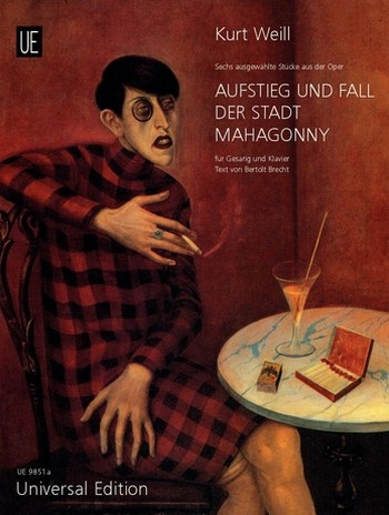 Aufstieg und Fall der Stadt Mahagonny 6 ausgewÃƒÂ¤hlte StÃƒÂ¼cke fÃƒÂ¼r Gesang und Klavier