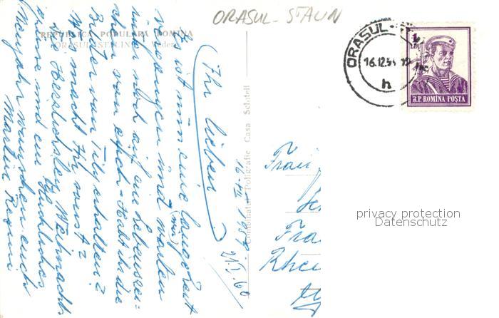 Postkarte Carte Postale 73773014 Orasul Stalin Brasov Kronstadt RO ...