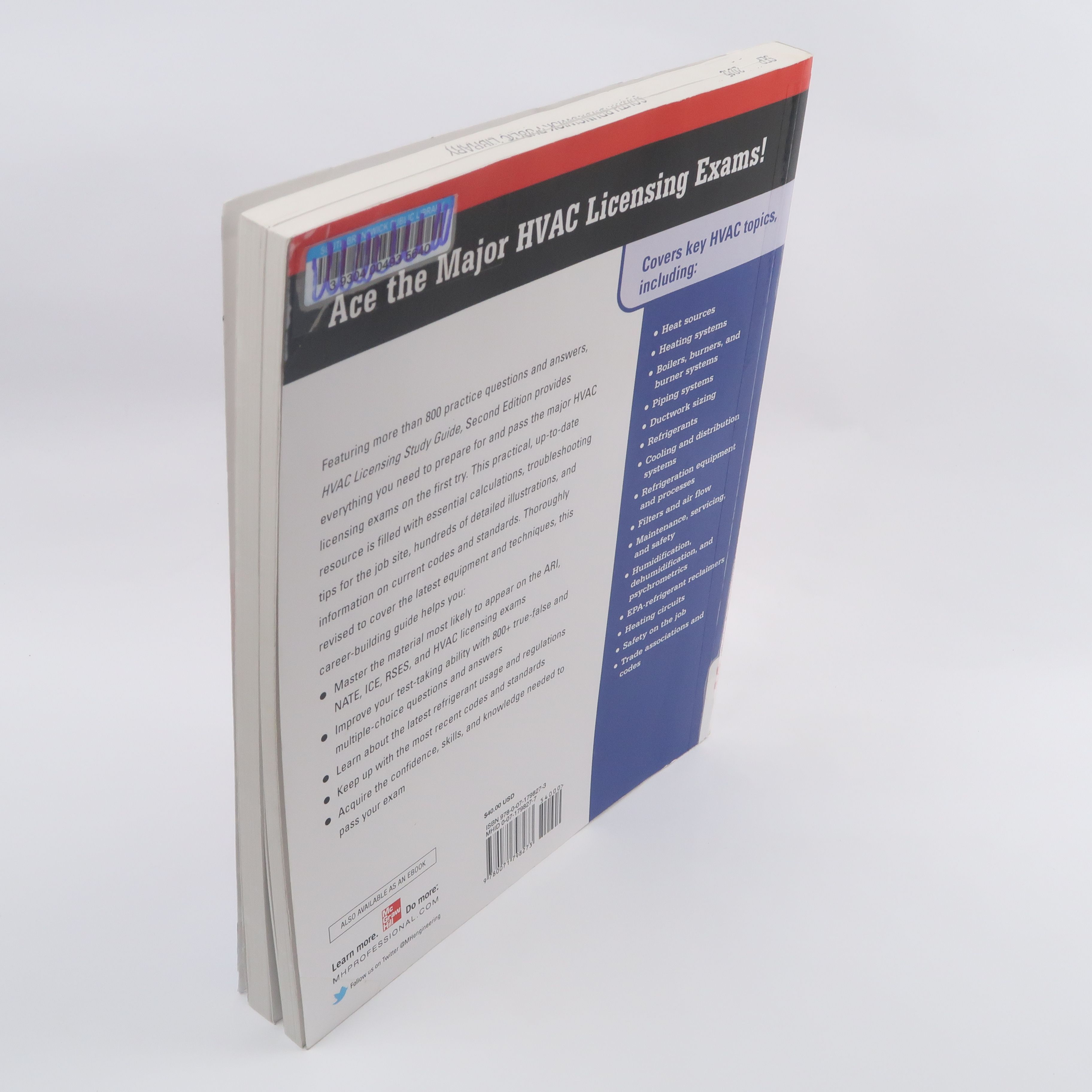HVAC Licensing Study Guide, Second Edition by Miller, Rex; Miller, Mark
